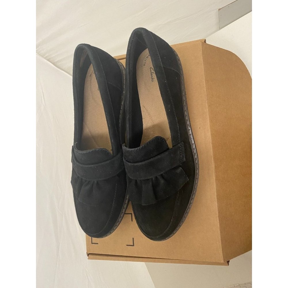 Womens Clarks Airbell Slip Loafers 8m